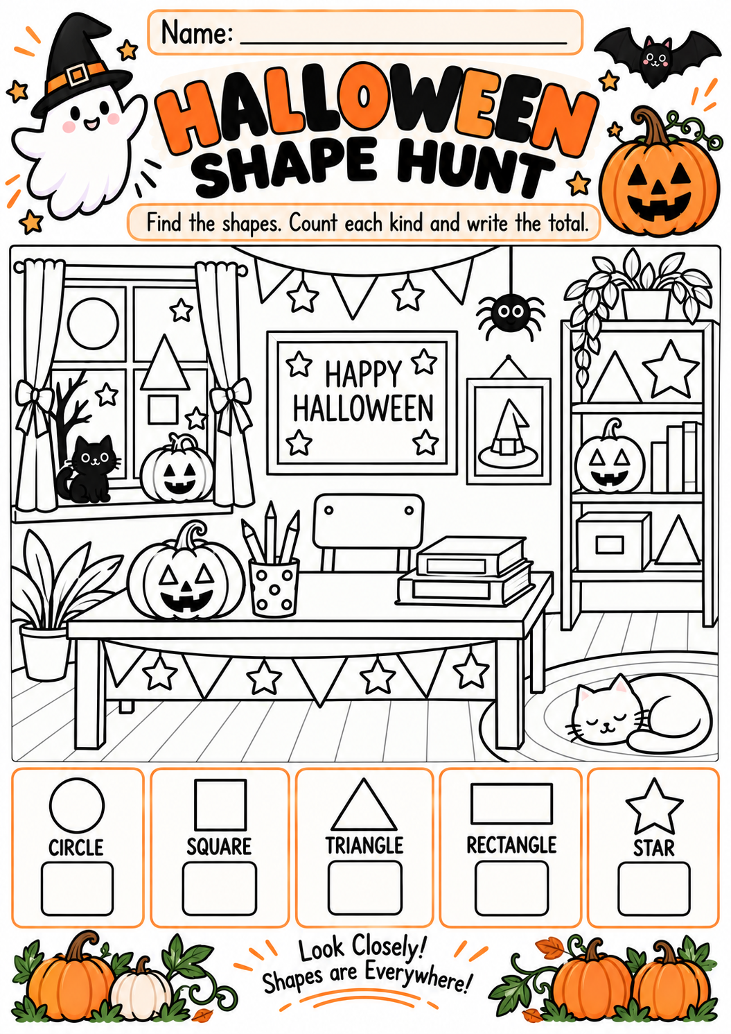 Halloween Shape Hunt