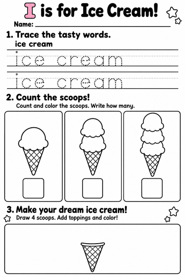 I worksheet