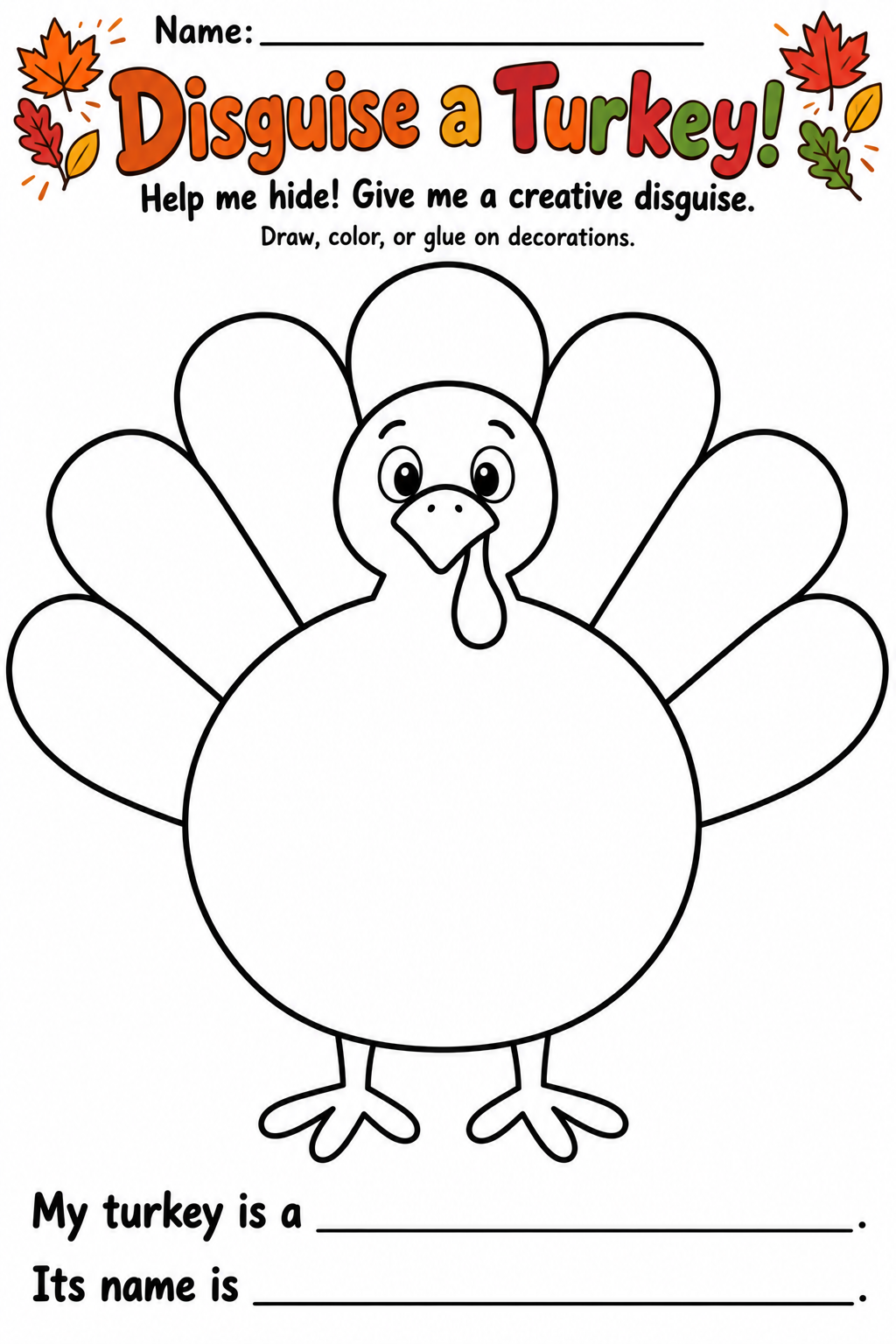 Disguise a Turkey
