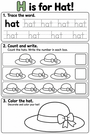 H worksheet