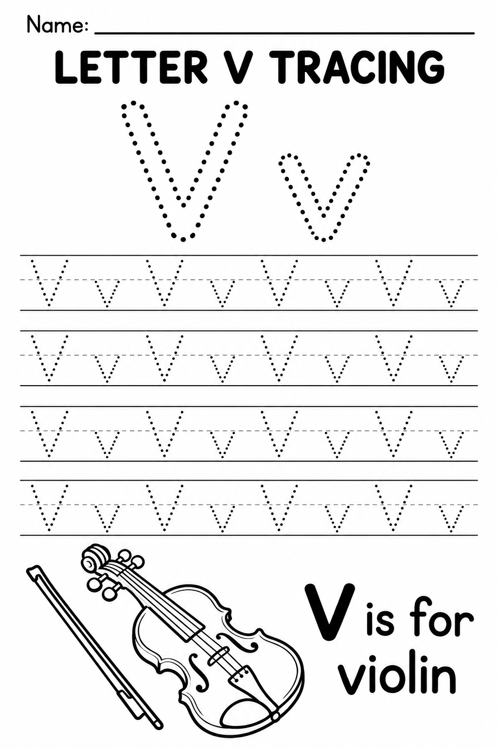 V tracing