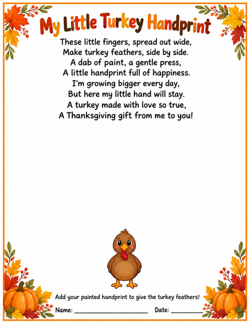 Turkey Keepsake