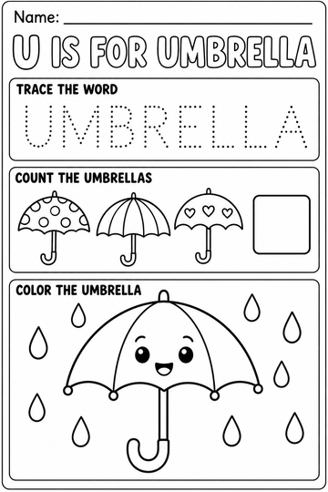 U worksheet