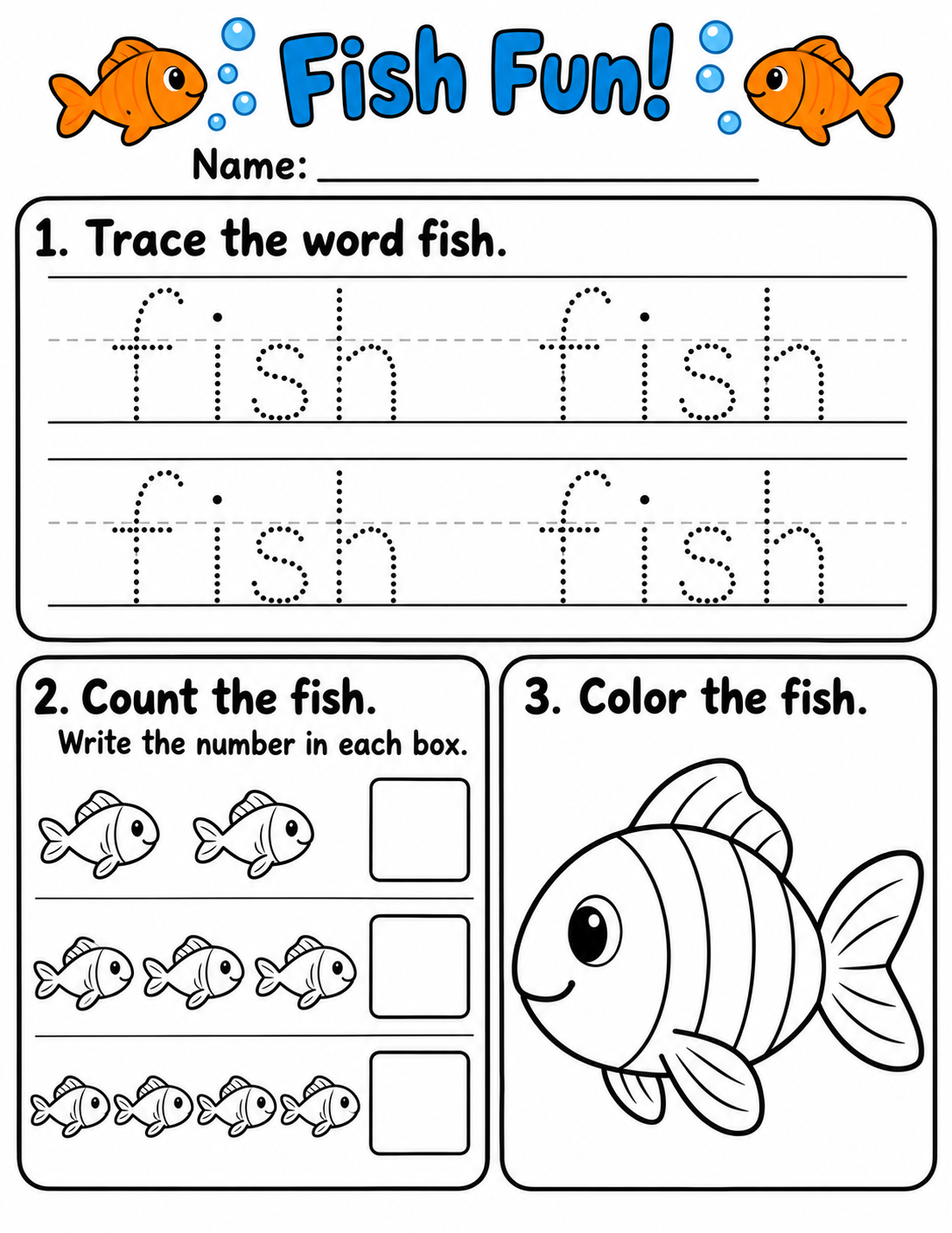 F worksheet