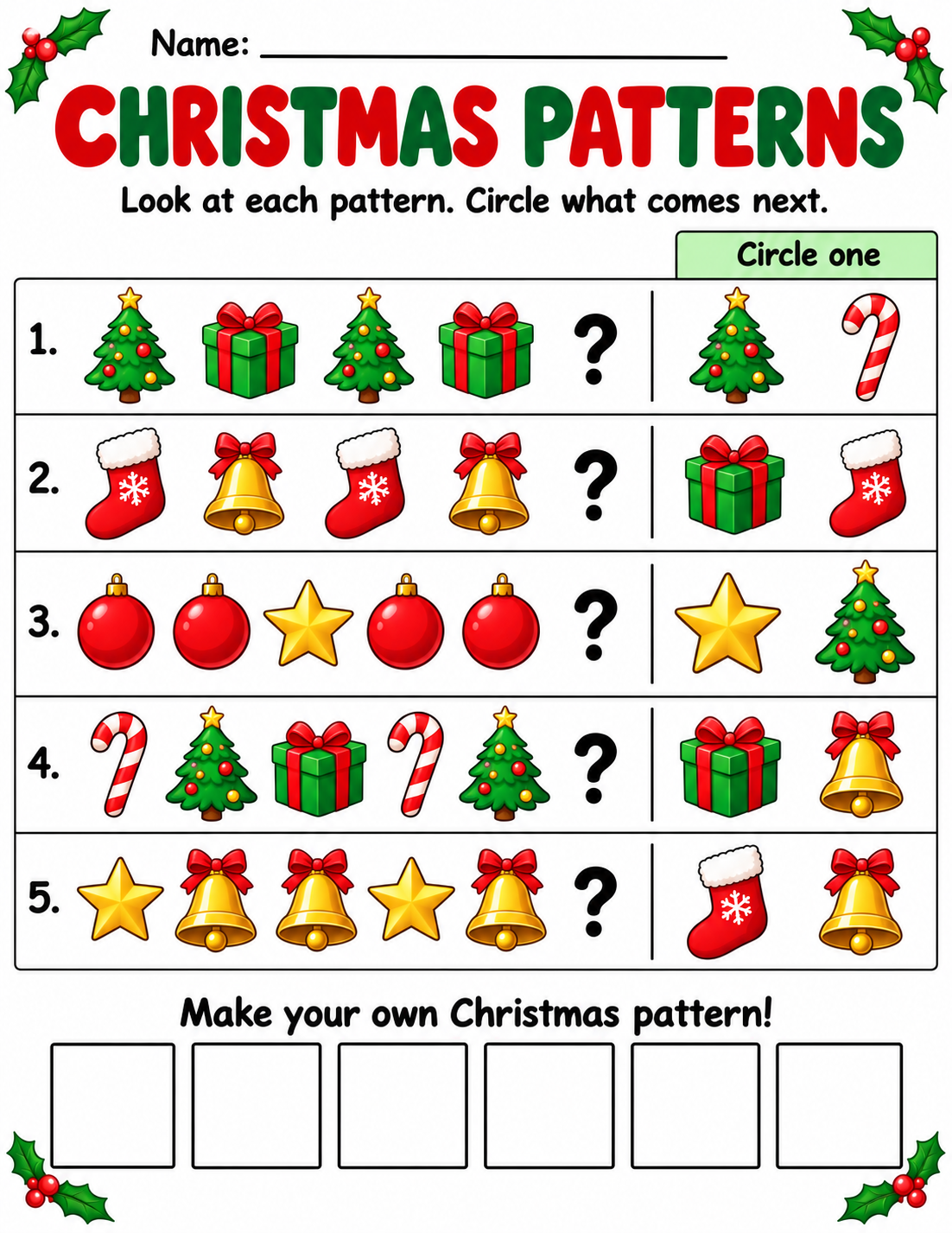 Christmas Patterns