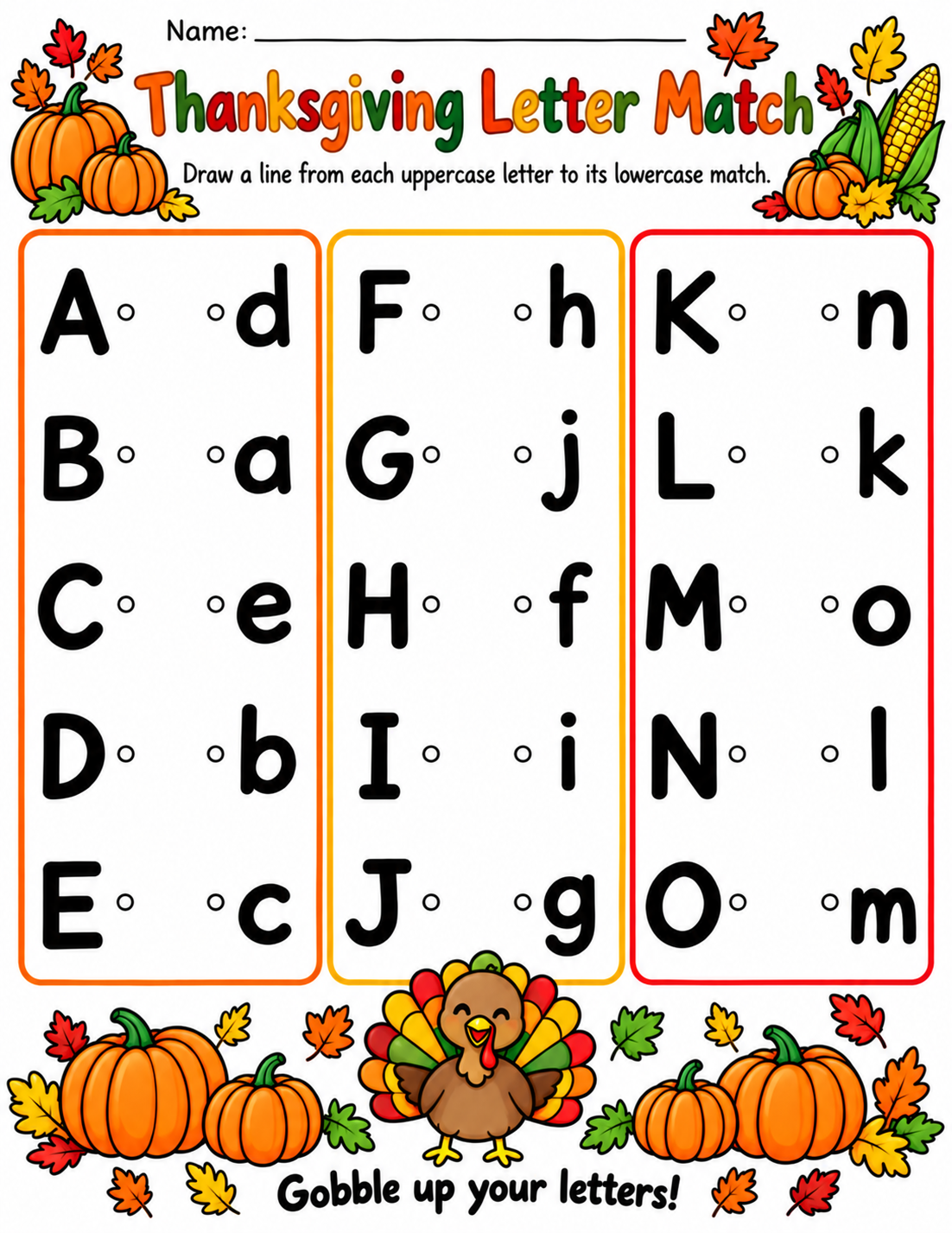 Letter Matching
