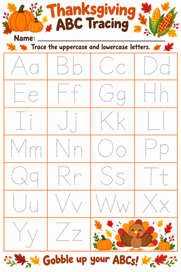A-Z Tracing