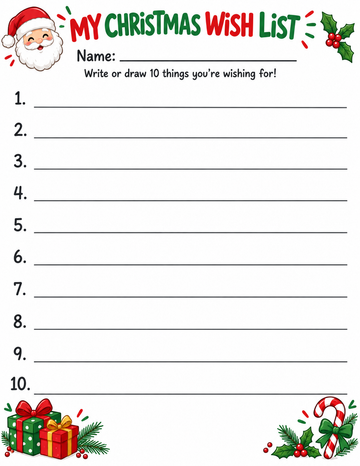 Christmas Wishlist