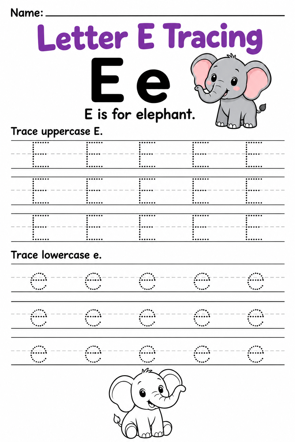 E tracing