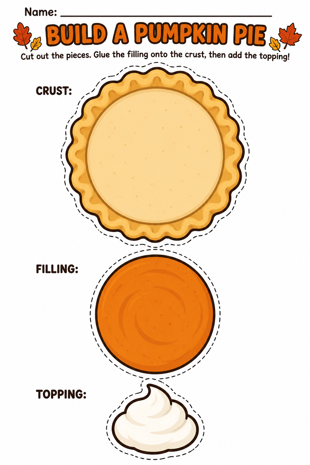 Build a Pumpkin Pie