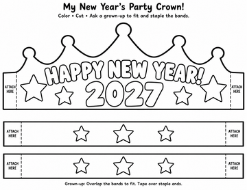 New years crown