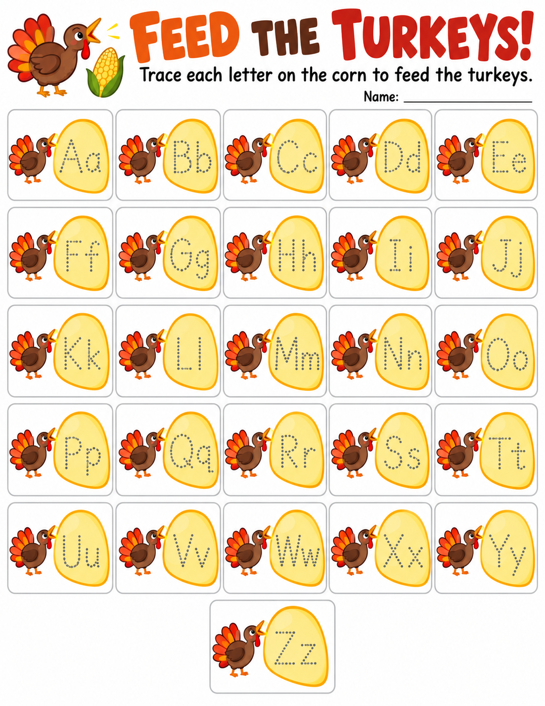 Feed The Turkey Corn
