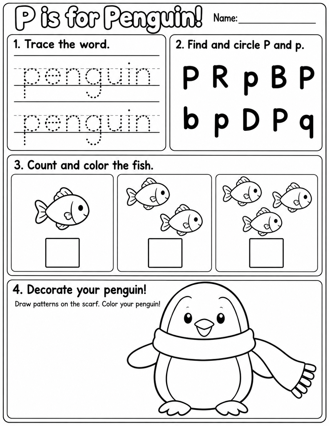 P worksheet