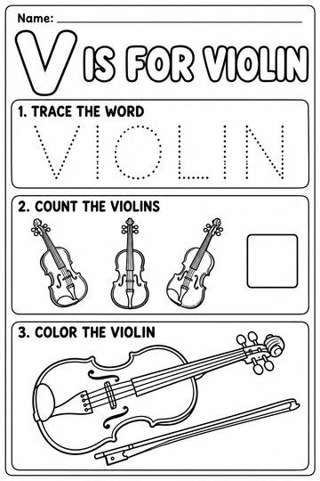 V worksheet