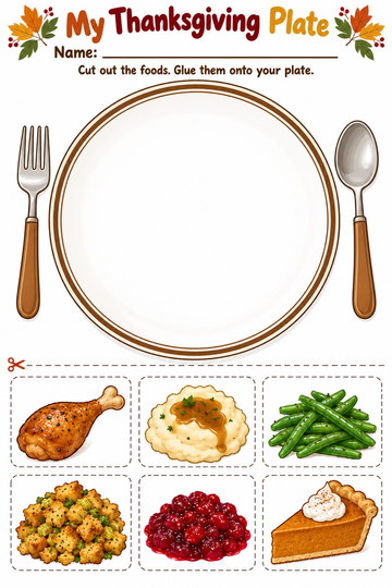 Thanksgiving Plate