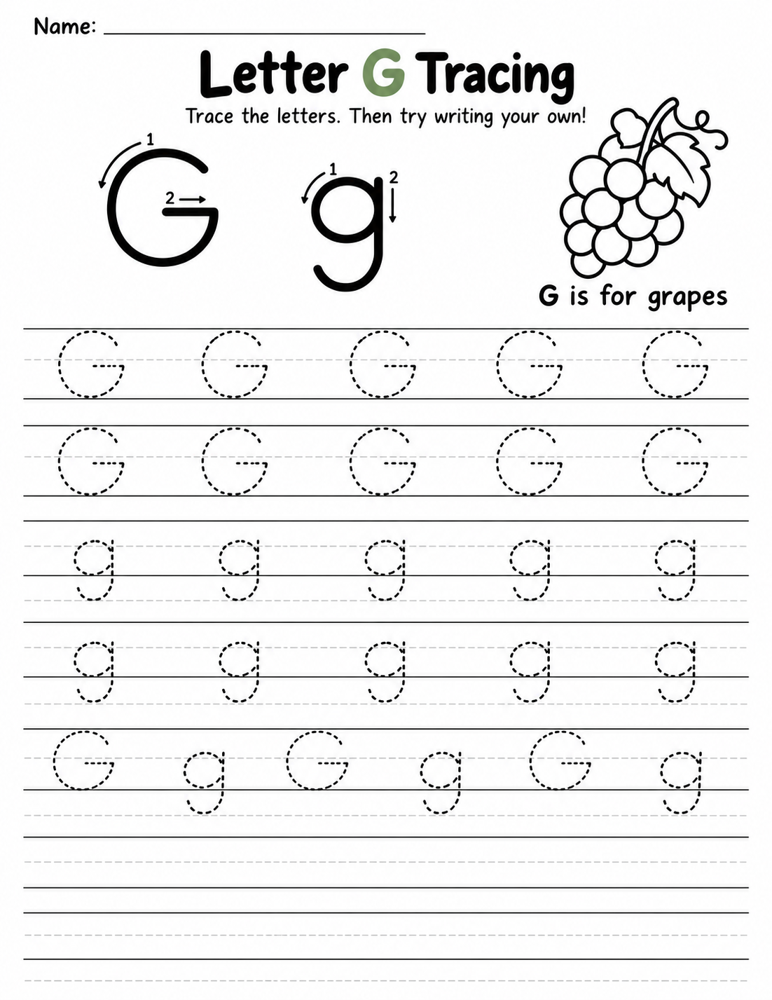 G tracing