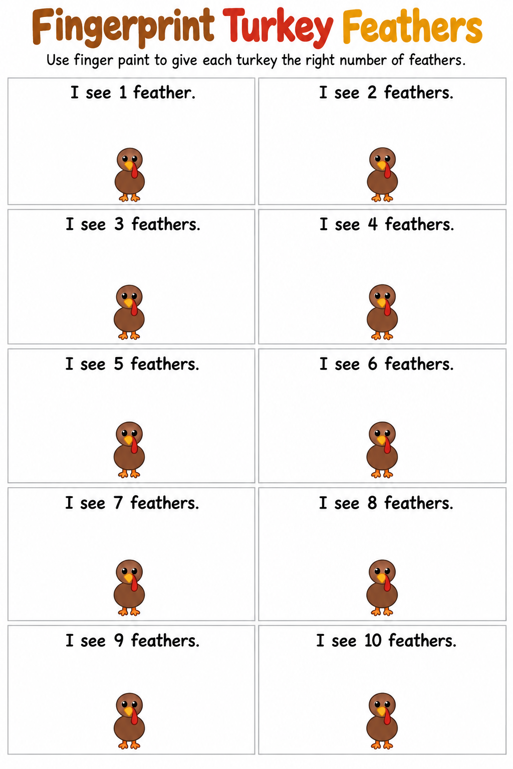 Finger Print Feathers
