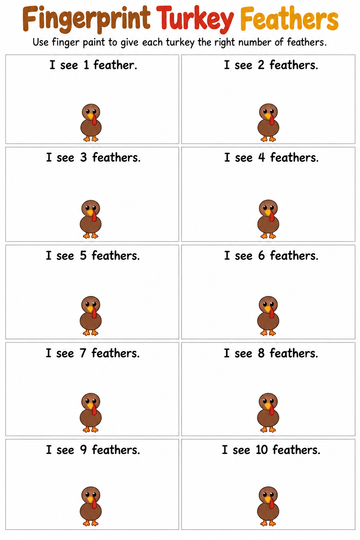Finger Print Feathers