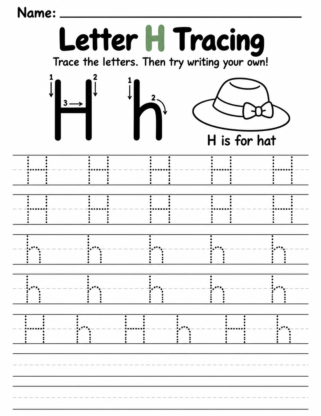 H tracing