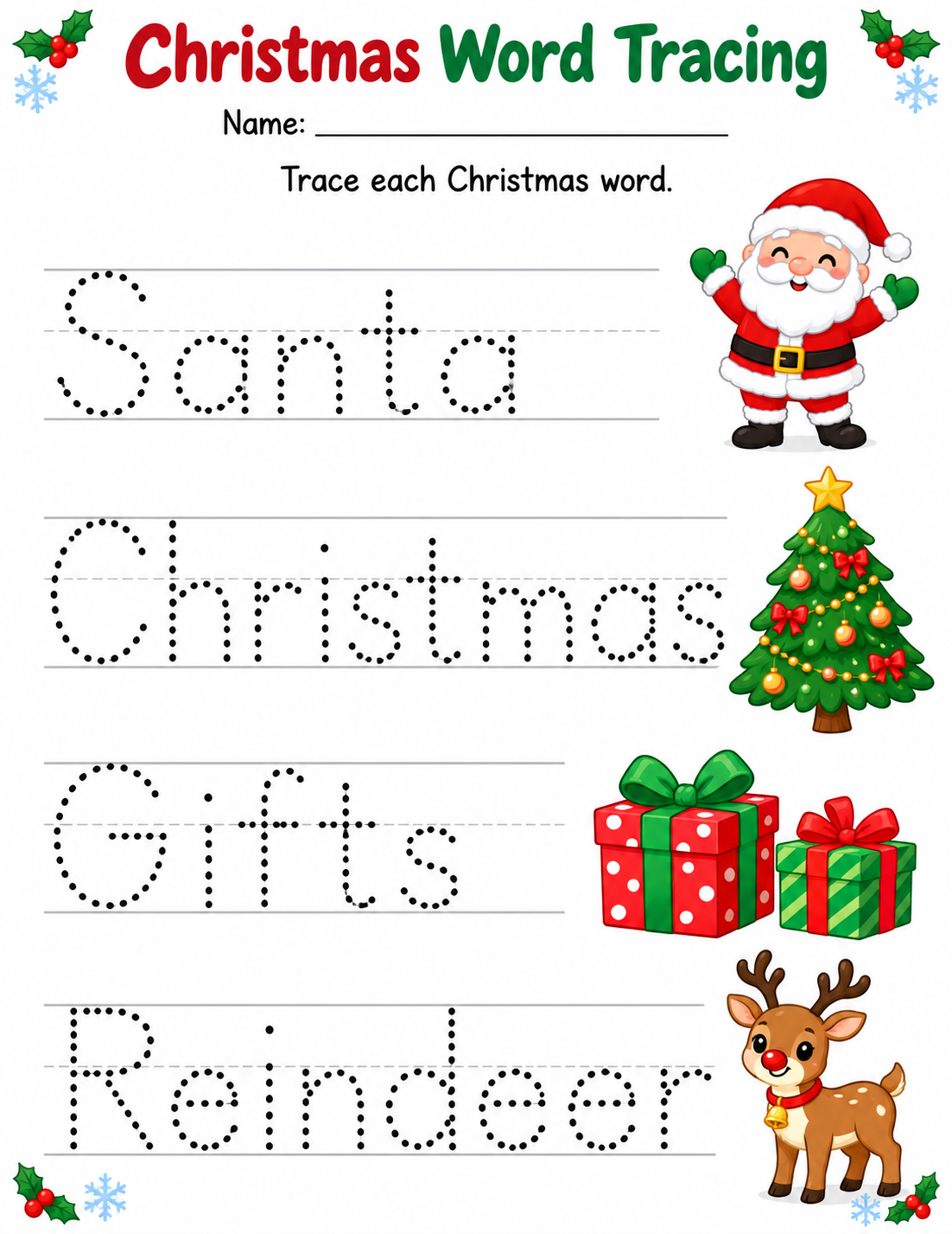 Christmas Words