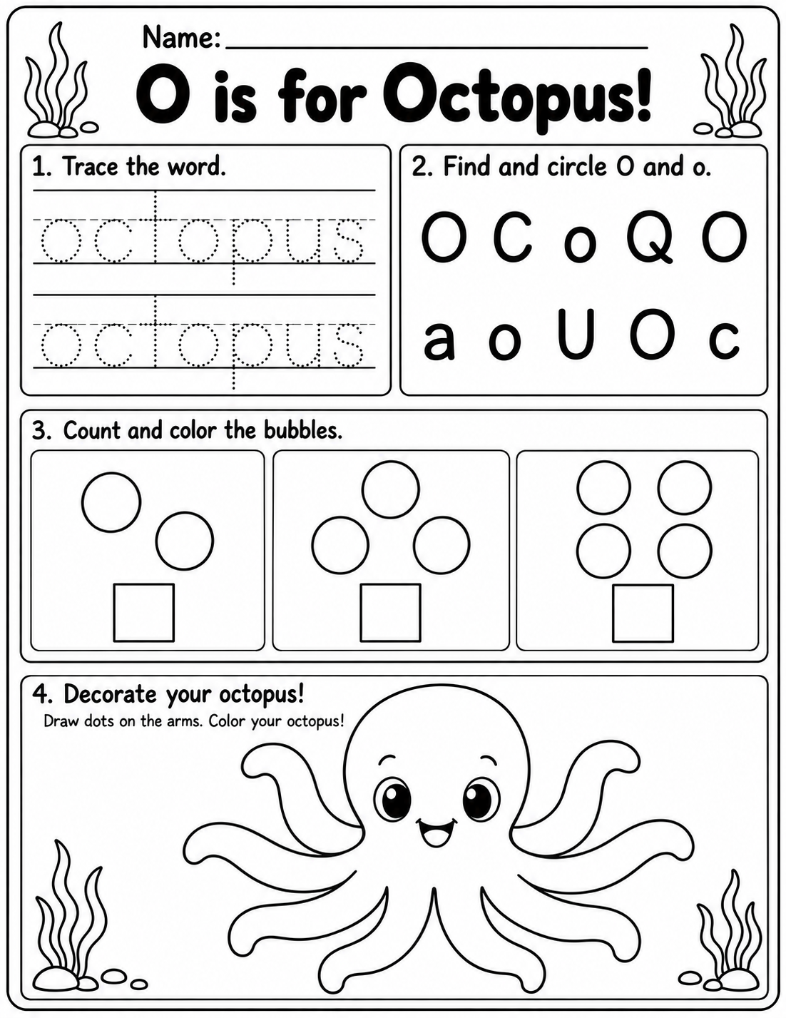 O worksheet