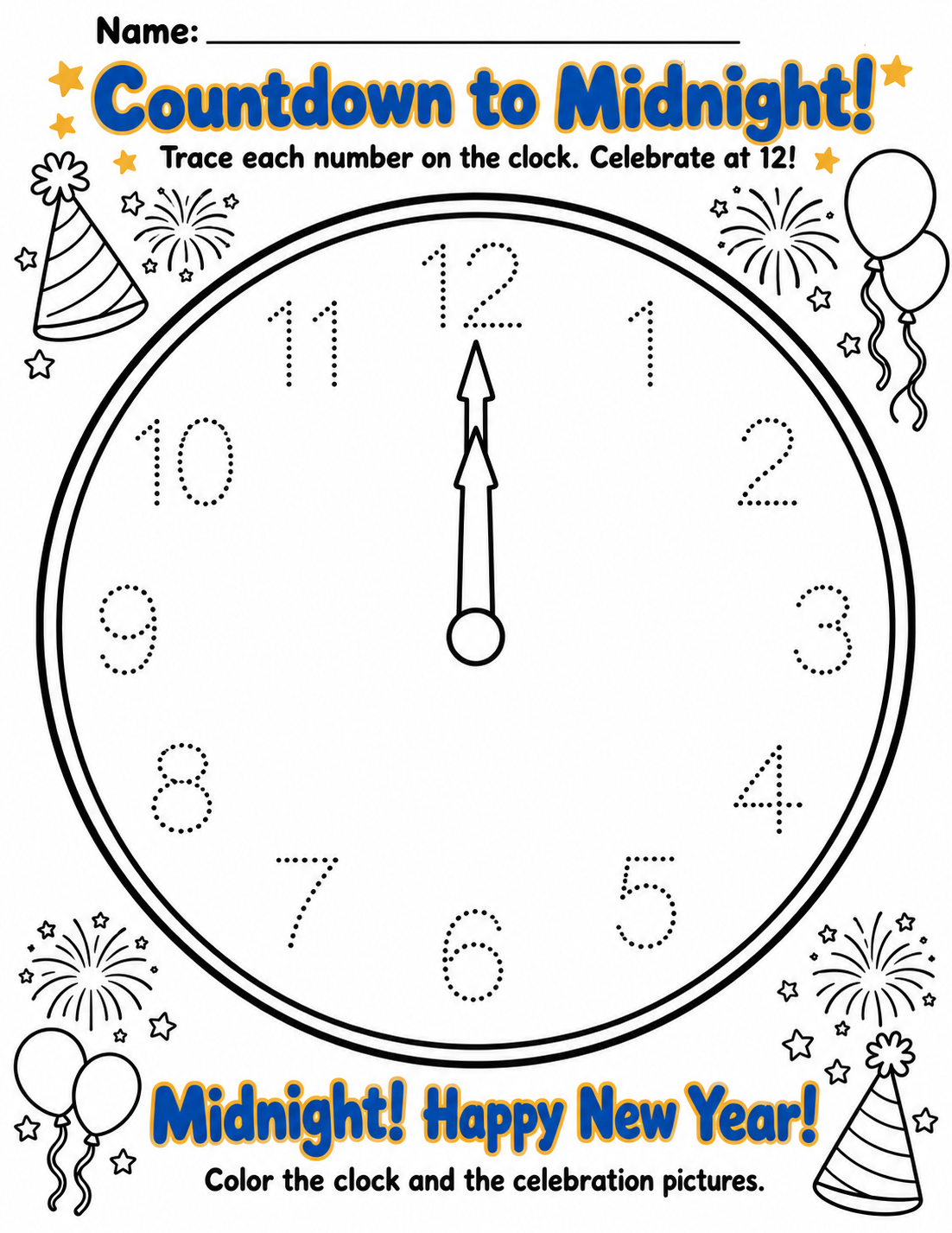 Countdown to midnight