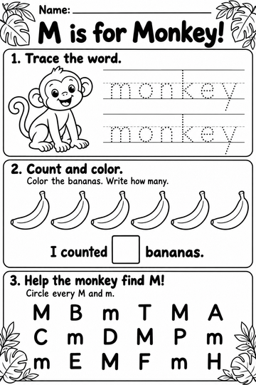 M worksheet