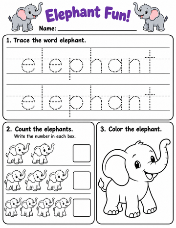 E worksheet