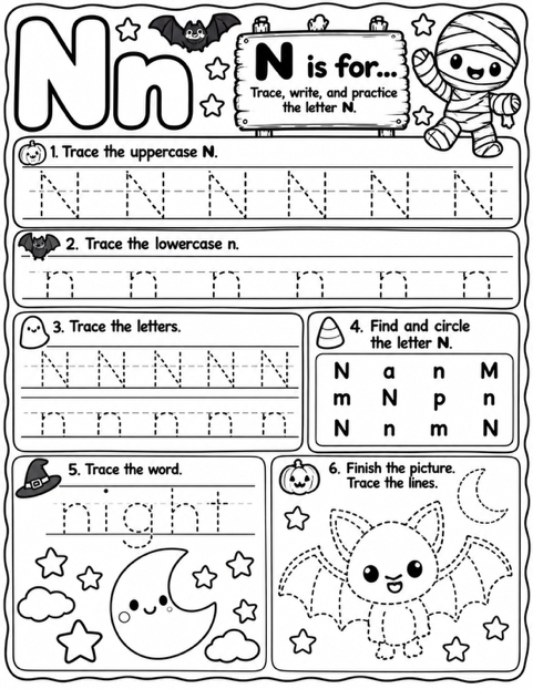 N Worksheet