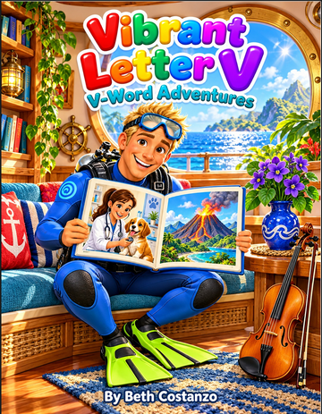 Vibrant Letter V