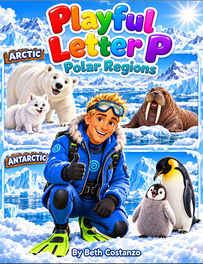 Playful letter P